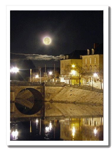 super Lune du matin
